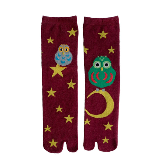 Owl Tabi Socks