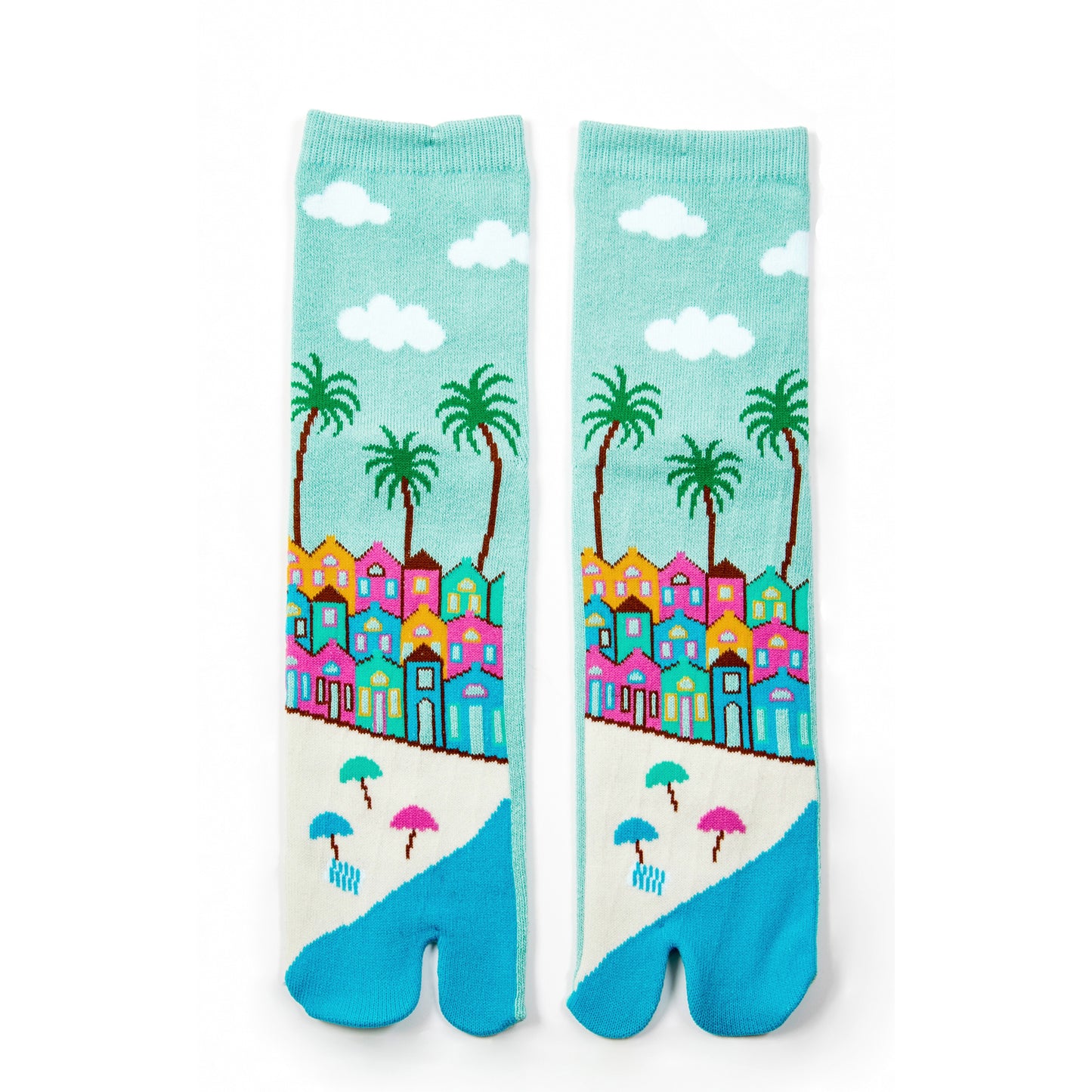 Capitola Beach House in Santa Cruz California Tabi Toe Socks