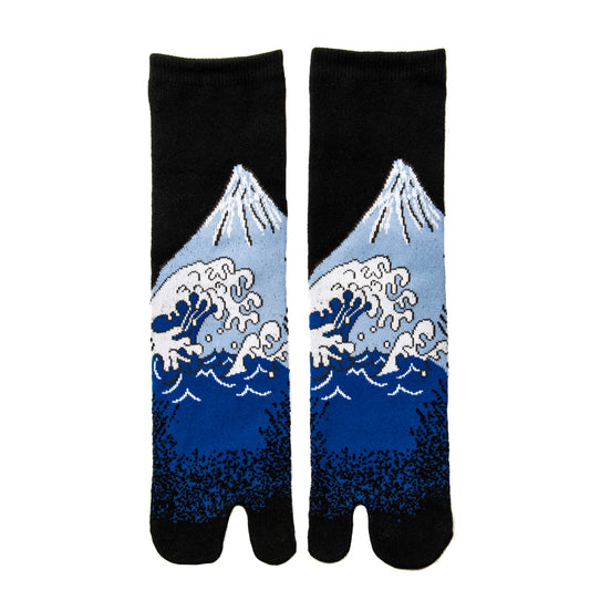 Hokusai The Great Wave & Mount Fuji Tabi Socks