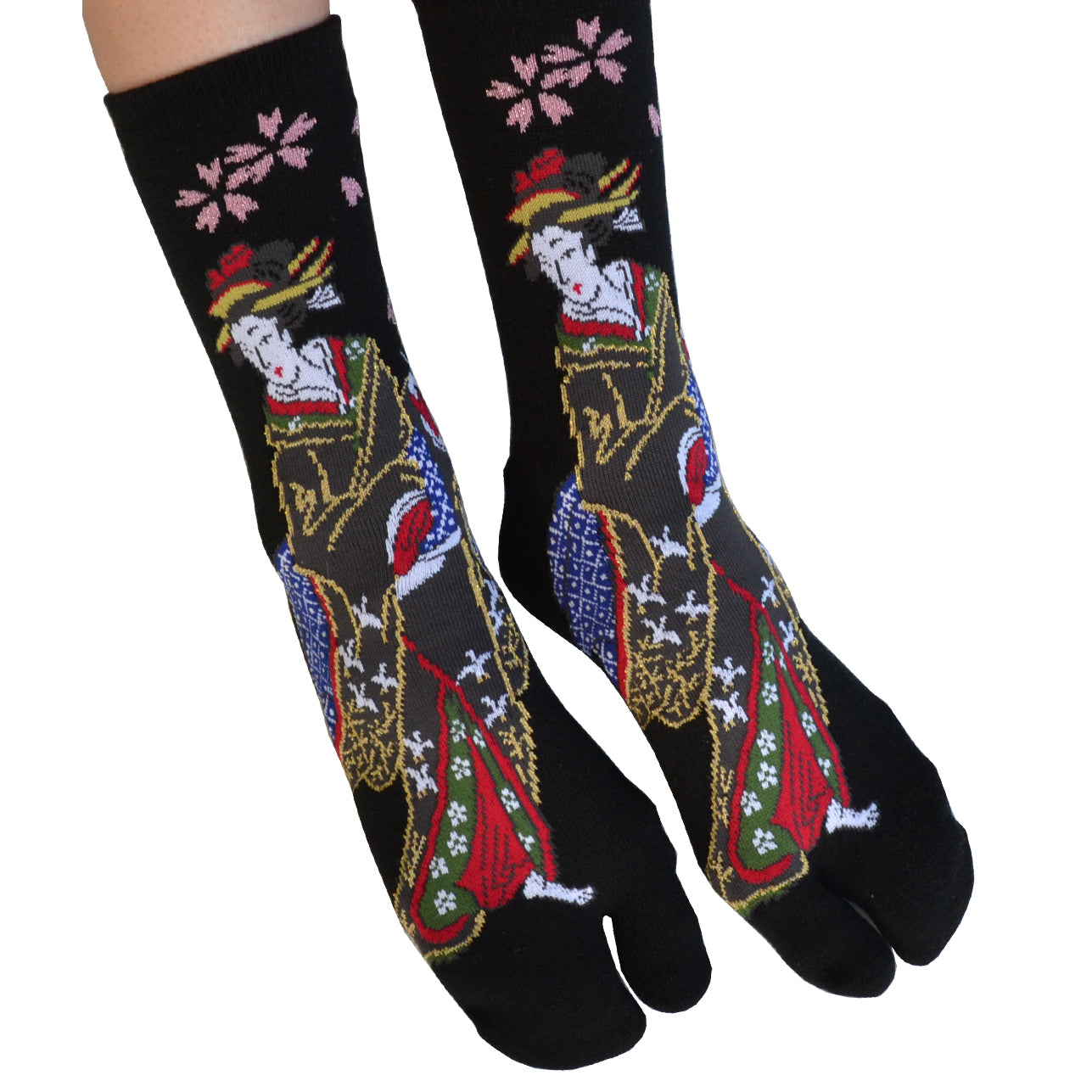 Smoking Geisha Geiko Kimono Tabi Socks