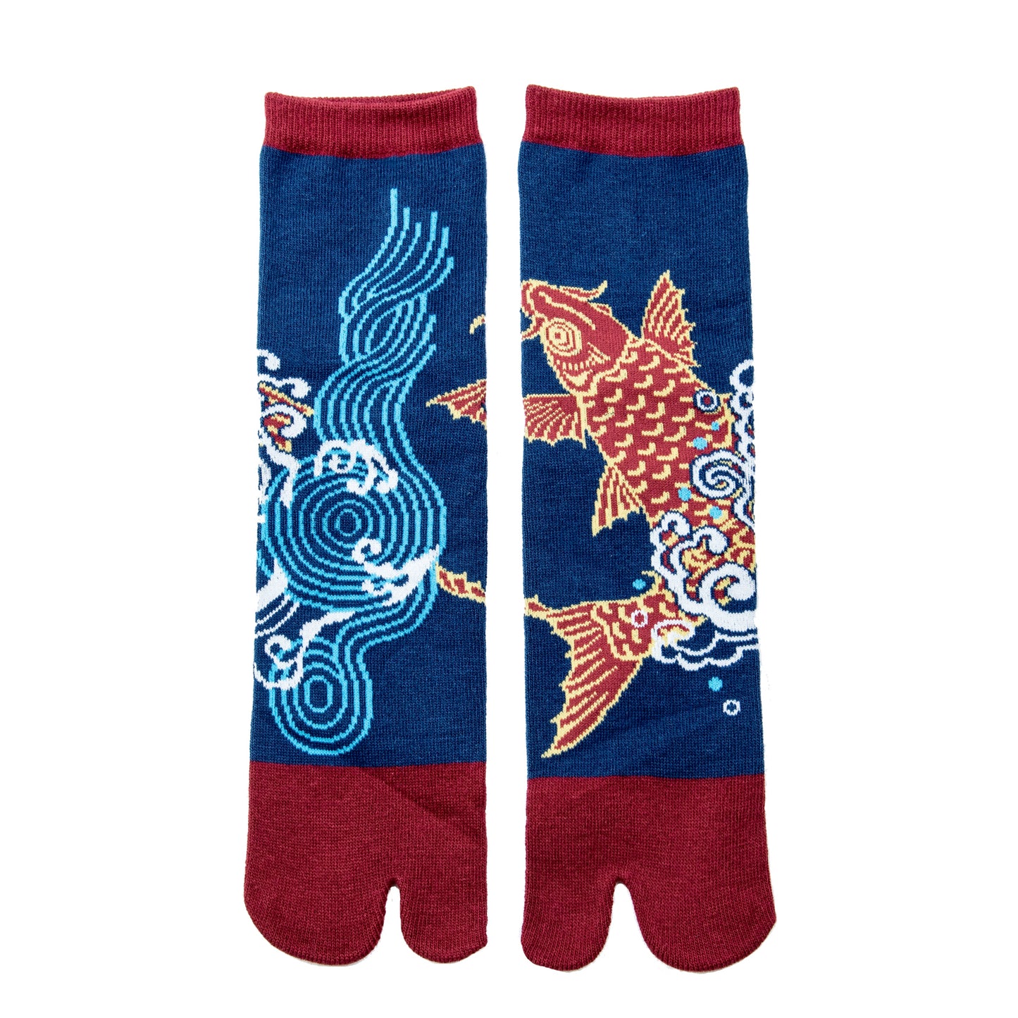 Koi Carp Fish Tabi Socks