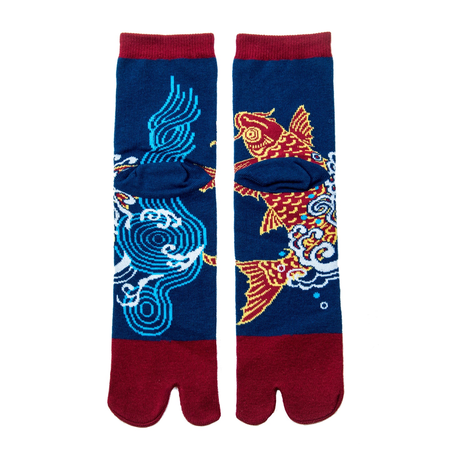 Koi Carp Fish Tabi Socks