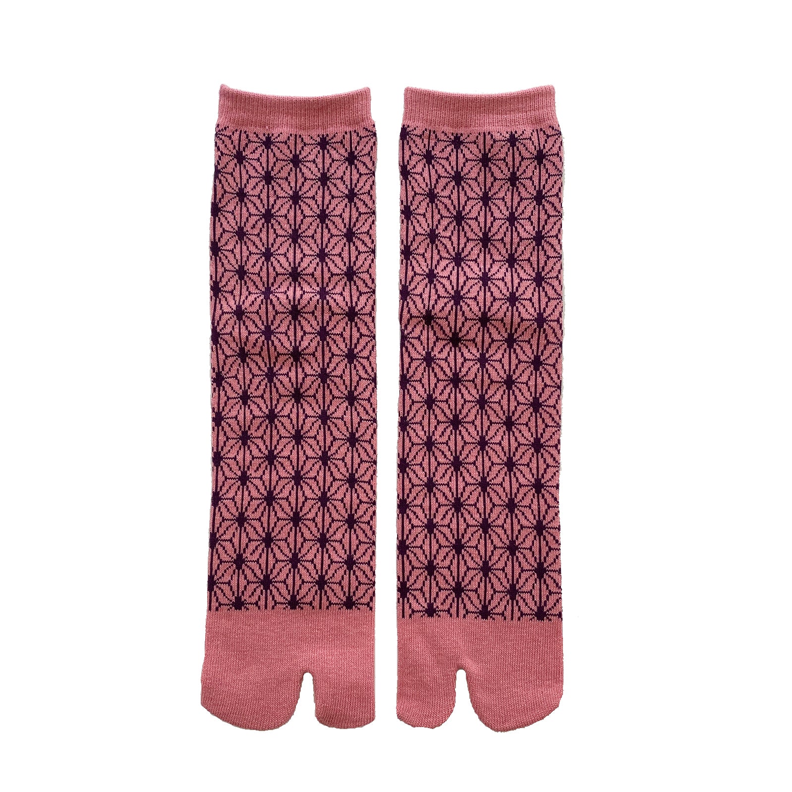 Asanoha Nezuko kimono pattern Socks