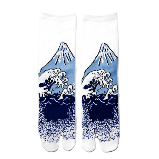 Hokusai The Great Wave & Mount Fuji Tabi Socks