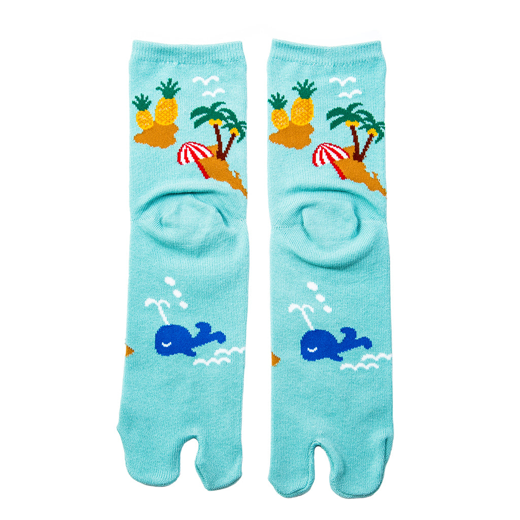 Hawaii Map Gift Tabi Sandal Socks