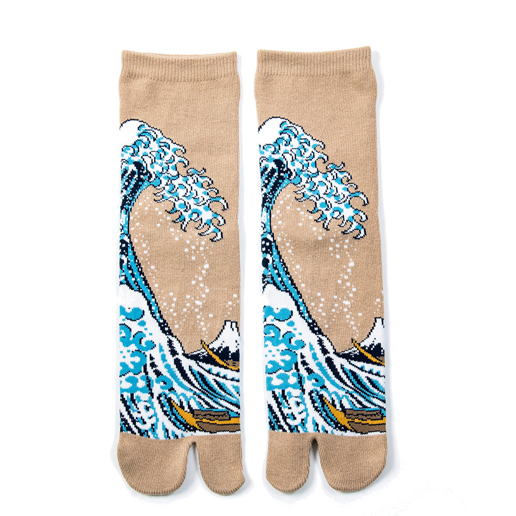 Hokusai The Great Wave Off Kanagawa Tabi Socks