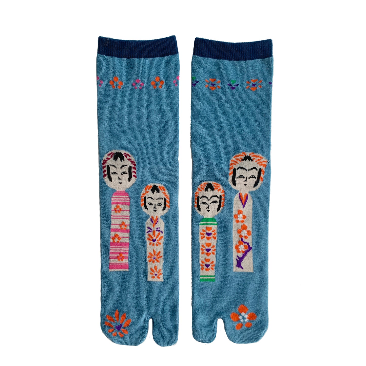 Kokeshi Japanese Doll Tabi Socks