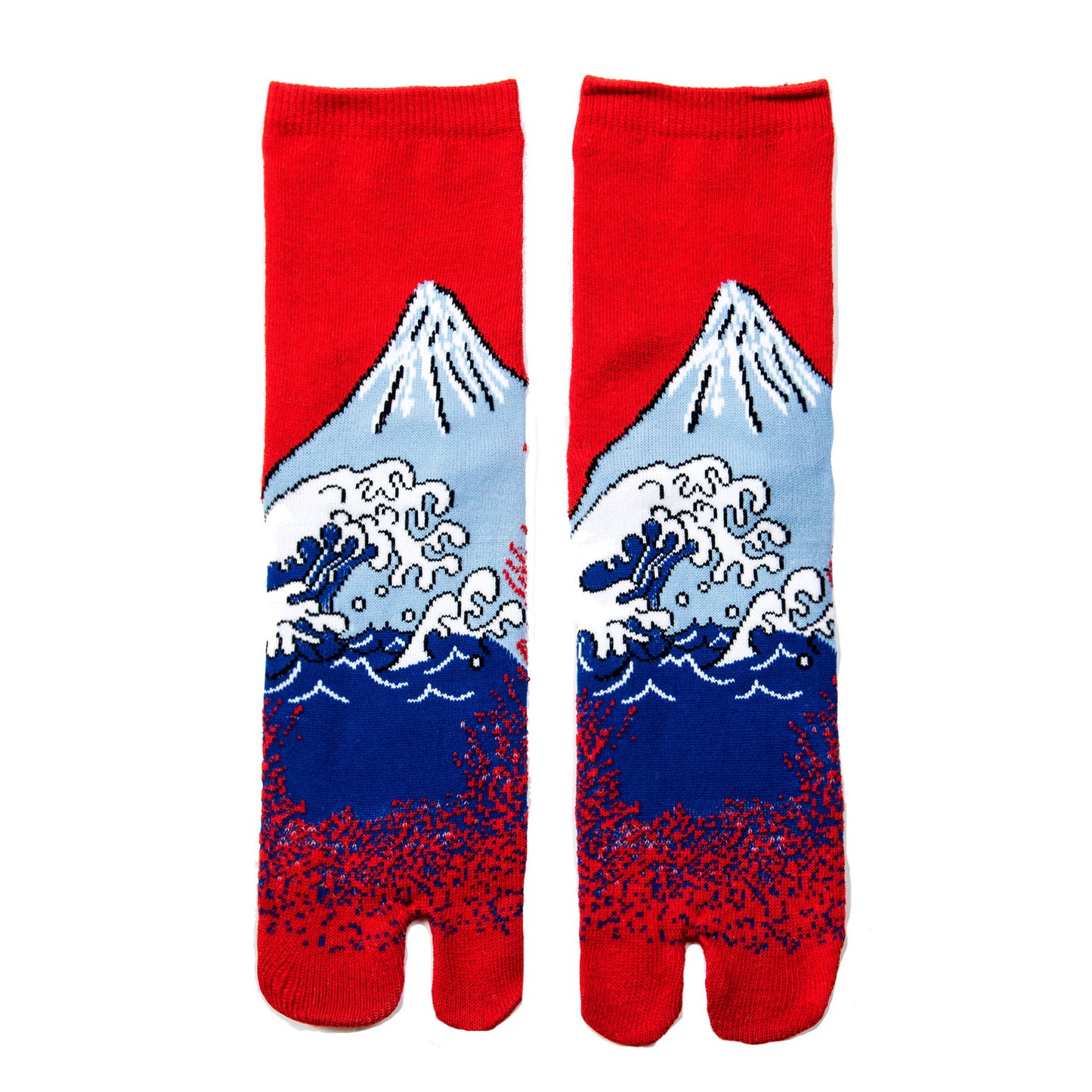 Hokusai The Great Wave & Mount Fuji Tabi Socks