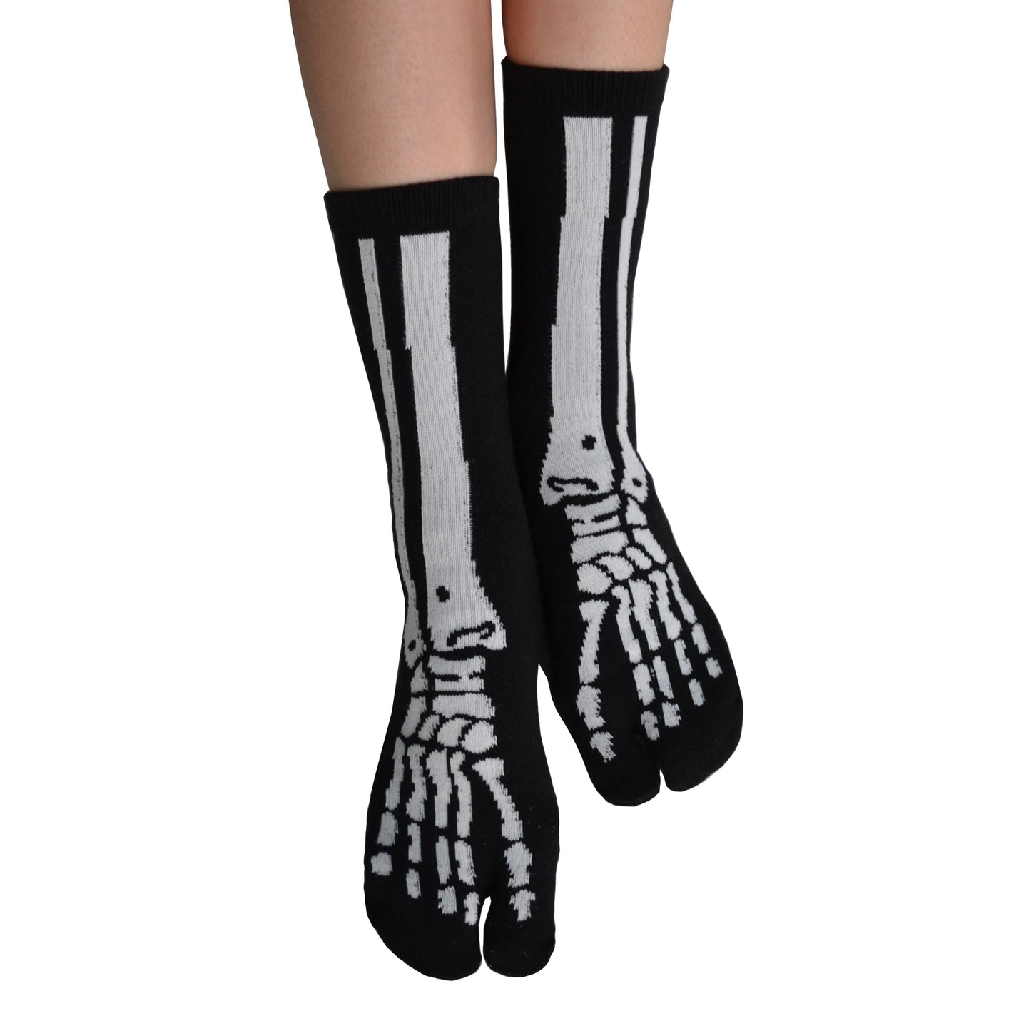 Skeleton Tabi Socks