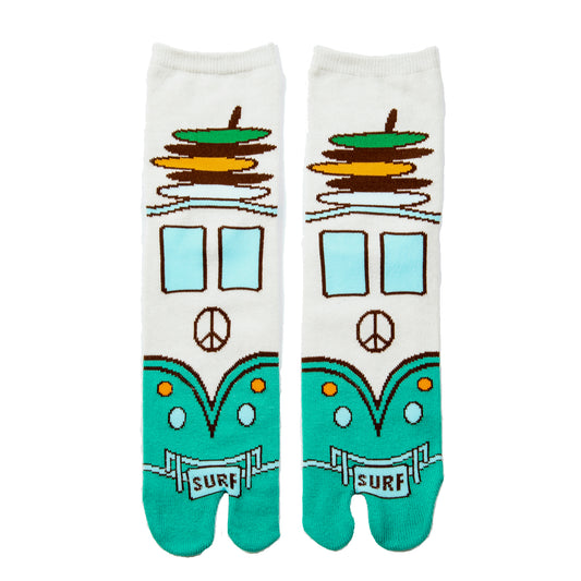 Surf Wagon California Tabi Sandal Socks