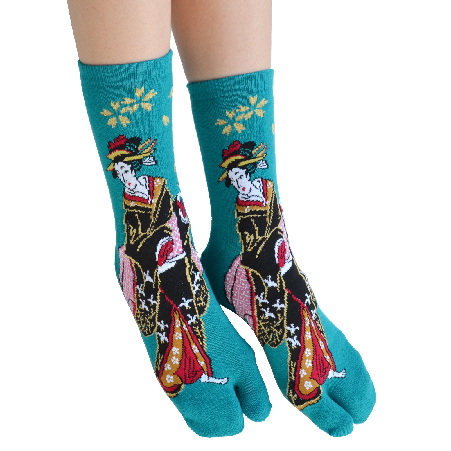 Fukusuke Calzini Tabi Giapponesi Per Adulti, Con Punta Divisoria E 4 Ganci, Bianco, Cotone E Poliestere, Per Kimono, Yukata O Uso Quotidiano
